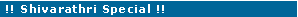 Text Box: !! Sivaratri Special !! 
